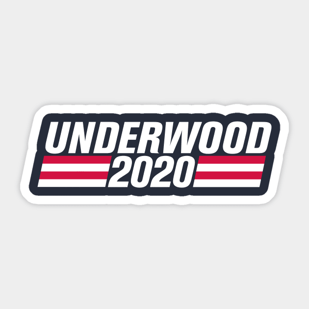 Underwood 2020 Sticker by agedesign